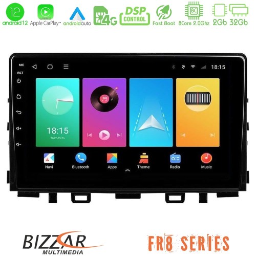 Bizzar FR8 Series Kia Stonic/Rio 2017-2022 8core Android12 2+32GB Navigation Multimedia Tablet 9 Bizzar FR8 Series Kia Stonic/Rio 2017-2022 8core Android12 2+32GB Navigation Multimedia Tablet 9