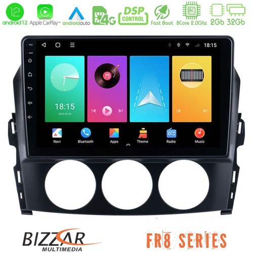 Bizzar FR8 Series Mazda MX-5 2006-2008 8core Android12 2+32GB Navigation Multimedia Tablet 9 Bizzar FR8 Series Mazda MX-5 2006-2008 8core Android12 2+32GB Navigation Multimedia Tablet 9