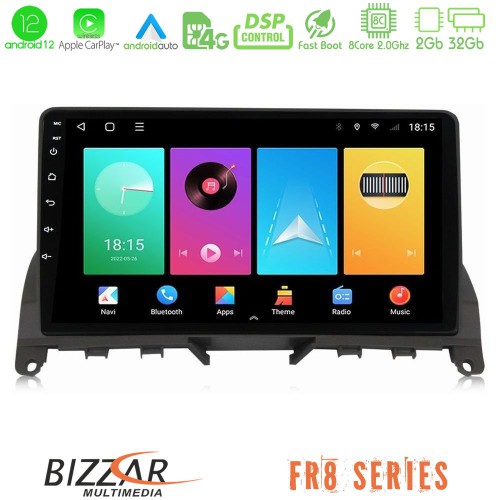 Bizzar FR8 Series Mercedes C Class W204 8core Android12 2+32GB Navigation Multimedia 9 Bizzar FR8 Series Mercedes C Class W204 8core Android12 2+32GB Navigation Multimedia 9