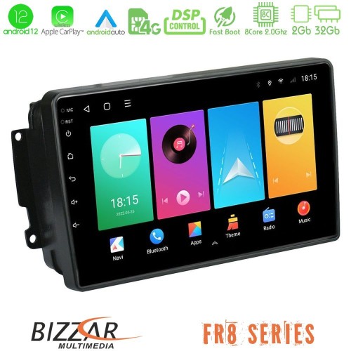 Bizzar FR8 Series Mercedes C/CLK Class (W203/W209) 8core Android12 2+32GB Navigation Multimedia Tablet 9 Bizzar FR8 Series Mercedes C/CLK Class (W203/W209) 8core Android12 2+32GB Navigation Multimedia Tablet 9