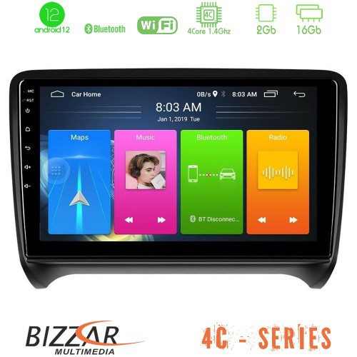 Bizzar 4C Series Audi TT B7 4Core Android12 2+16GB Navigation Multimedia Tablet 9 Bizzar 4C Series Audi TT B7 4Core Android12 2+16GB Navigation Multimedia Tablet 9