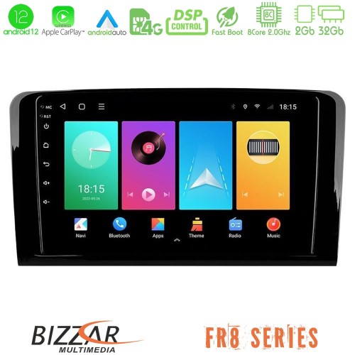 Bizzar FR8 Series Mercedes ML/GL Class 8core Android12 2+32GB Navigation Multimedia Tablet 9 Bizzar FR8 Series Mercedes ML/GL Class 8core Android12 2+32GB Navigation Multimedia Tablet 9