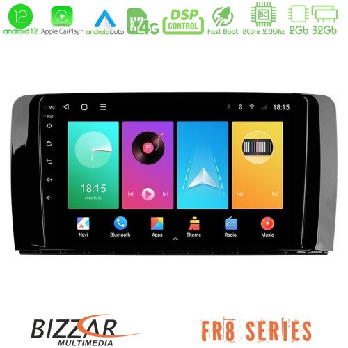Bizzar FR8 Series Mercedes R Class 8core Android12 2+32GB Navigation Multimedia Tablet 9 Bizzar FR8 Series Mercedes R Class 8core Android12 2+32GB Navigation Multimedia Tablet 9