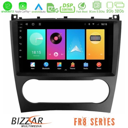 Bizzar FR8 Series Mercedes W203 Facelift 8core Android12 2+32GB Navigation Multimedia Tablet 9 Bizzar FR8 Series Mercedes W203 Facelift 8core Android12 2+32GB Navigation Multimedia Tablet 9