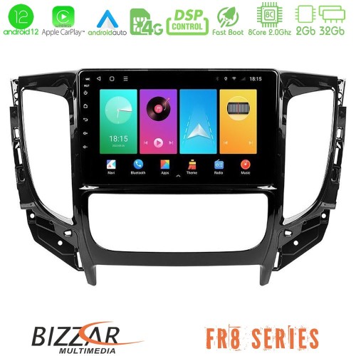 Bizzar FR8 Series Mitsubishi L200 2016> & Fiat Fullback (Auto A/C) 8core Android 11 2+32GB Navigation Multimedia Tablet 9" Bizzar FR8 Series Mitsubishi L200 2016> & Fiat Fullback (Auto A/C) 8core Android 11 2+32GB Navigation Multimedia Tablet 9"