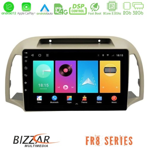 Bizzar FR8 Series Nissan Micra K12 2002-2010 8core Android12 2+32GB Navigation Multimedia Tablet 9 Bizzar FR8 Series Nissan Micra K12 2002-2010 8core Android12 2+32GB Navigation Multimedia Tablet 9