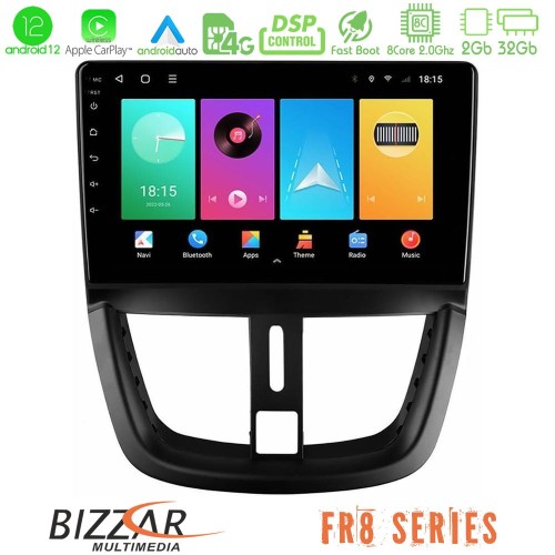 Bizzar FR8 Series Peugeot 207 8core Android12 2+32GB Navigation Multimedia Tablet 9 Bizzar FR8 Series Peugeot 207 8core Android12 2+32GB Navigation Multimedia Tablet 9