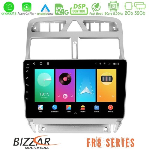 Bizzar FR8 Series Peugeot 307 2002-2008 8core Android12 2+32GB Navigation Multimedia Tablet 9 Bizzar FR8 Series Peugeot 307 2002-2008 8core Android12 2+32GB Navigation Multimedia Tablet 9