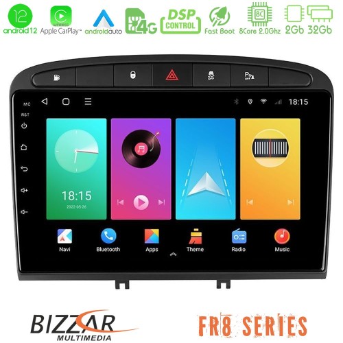 Bizzar FR8 Series Peugeot 308/RCZ 8core Android12 2+32GB Navigation Multimedia Tablet 9 Bizzar FR8 Series Peugeot 308/RCZ 8core Android12 2+32GB Navigation Multimedia Tablet 9