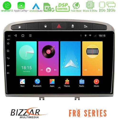 Bizzar FR8 Series Peugeot 308/RCZ 8core Android12 2+32GB Navigation Multimedia Tablet 9 Bizzar FR8 Series Peugeot 308/RCZ 8core Android12 2+32GB Navigation Multimedia Tablet 9