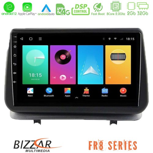Bizzar FR8 Series Renault Clio 2005-2012 8core Android12 2+32GB Navigation Multimedia Tablet 9 Bizzar FR8 Series Renault Clio 2005-2012 8core Android12 2+32GB Navigation Multimedia Tablet 9