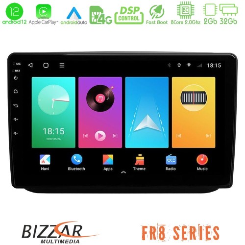 Bizzar FR8 Series Skoda Fabia 2007-2014 8core Android 11 2+32GB Navigation Multimedia Tablet 9 Bizzar FR8 Series Skoda Fabia 2007-2014 8core Android 11 2+32GB Navigation Multimedia Tablet 9