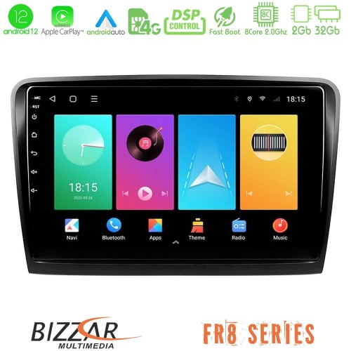 Bizzar FR8 Series Skoda Superb 2008-2015 8core Android 11 2+32GB Navigation Multimedia Tablet 9 Bizzar FR8 Series Skoda Superb 2008-2015 8core Android 11 2+32GB Navigation Multimedia Tablet 9