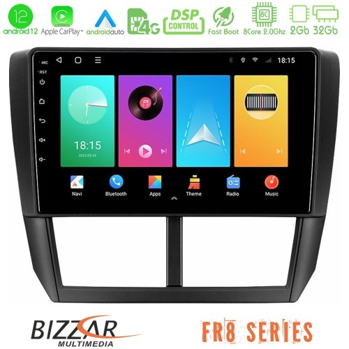 Bizzar FR8 Series Subaru Forester 8core Android12 2+32GB Navigation Multimedia Tablet 9 Bizzar FR8 Series Subaru Forester 8core Android12 2+32GB Navigation Multimedia Tablet 9