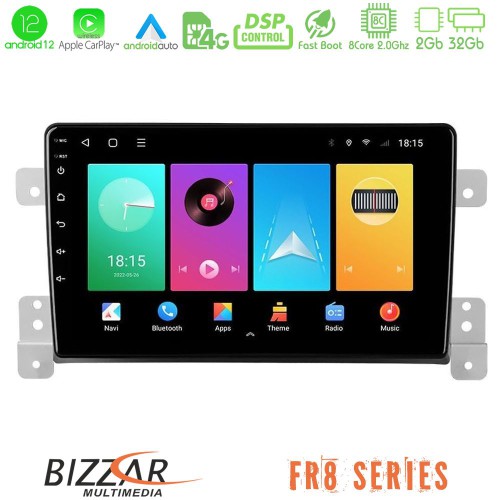 Bizzar FR8 Series Suzuki Grand Vitara 8core Android12 2+32GB Navigation Multimedia Tablet 9 Bizzar FR8 Series Suzuki Grand Vitara 8core Android12 2+32GB Navigation Multimedia Tablet 9