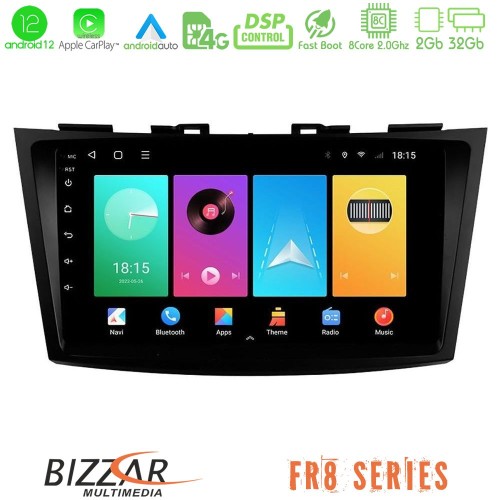 Bizzar FR8 Series Suzuki Swift 2011-2016 8core Android12 2+32GB Navigation Multimedia Tablet 9 Bizzar FR8 Series Suzuki Swift 2011-2016 8core Android12 2+32GB Navigation Multimedia Tablet 9