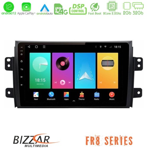 Bizzar FR8 Series Suzuki SX4 2006-2014 Fiat Sedici 2006-2014 8core Android12 2+32GB Navigation Multimedia Tablet 9 Bizzar FR8 Series Suzuki SX4 2006-2014 Fiat Sedici 2006-2014 8core Android12 2+32GB Navigation Multimedia Tablet 9