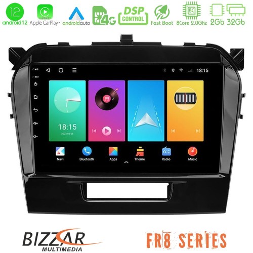 Bizzar FR8 Series Suzuki Vitara 2015-2021 8core Android12 2+32GB Navigation Multimedia Tablet 9 Bizzar FR8 Series Suzuki Vitara 2015-2021 8core Android12 2+32GB Navigation Multimedia Tablet 9