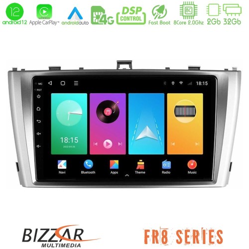 Bizzar FR8 Series Toyota Avensis T27 8core Android12 2+32GB Navigation Multimedia Tablet 9 Bizzar FR8 Series Toyota Avensis T27 8core Android12 2+32GB Navigation Multimedia Tablet 9