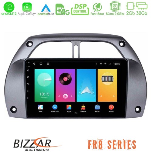 Bizzar FR8 Series Toyota RAV4 2001 - 2006 8core Android12 2+32GB Navigation Multimedia Tablet 9 Bizzar FR8 Series Toyota RAV4 2001 - 2006 8core Android12 2+32GB Navigation Multimedia Tablet 9