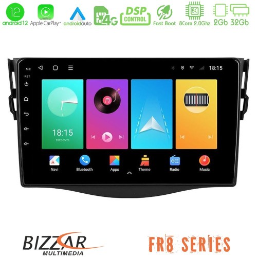 Bizzar FR8 Series Toyota RAV4 8core Android12 2+32GB Navigation Multimedia 9 Bizzar FR8 Series Toyota RAV4 8core Android12 2+32GB Navigation Multimedia 9