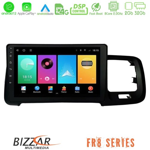 Bizzar FR8 Series Volvo S60 2010-2018 8core Android12 2+32GB Navigation Multimedia Tablet 9 Bizzar FR8 Series Volvo S60 2010-2018 8core Android12 2+32GB Navigation Multimedia Tablet 9