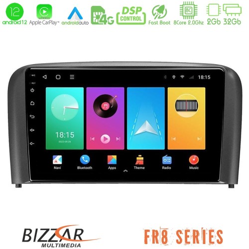Bizzar FR8 Series Volvo S80 1998-2006 8core Android12 2+32GB Navigation Multimedia Tablet 9 Bizzar FR8 Series Volvo S80 1998-2006 8core Android12 2+32GB Navigation Multimedia Tablet 9