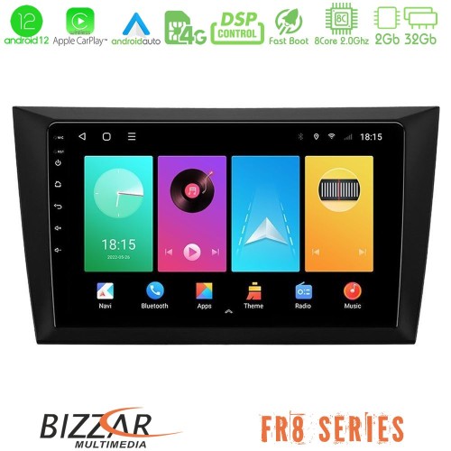 Bizzar FR8 Series Vw Golf 6 8core Android12 2+32GB Navigation Multimedia Tablet 9