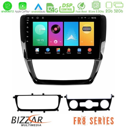 Bizzar FR8 Series VW Jetta 8core Android12 2+32GB Navigation Multimedia Tablet 10