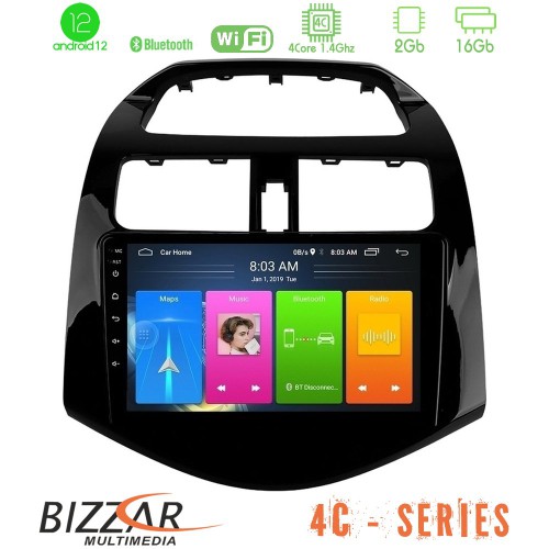 Bizzar 4C Series Chevrolet Spark 2009-2015 4Core Android12 2+16GB Navigation Multimedia Tablet 9 Bizzar 4C Series Chevrolet Spark 2009-2015 4Core Android12 2+16GB Navigation Multimedia Tablet 9