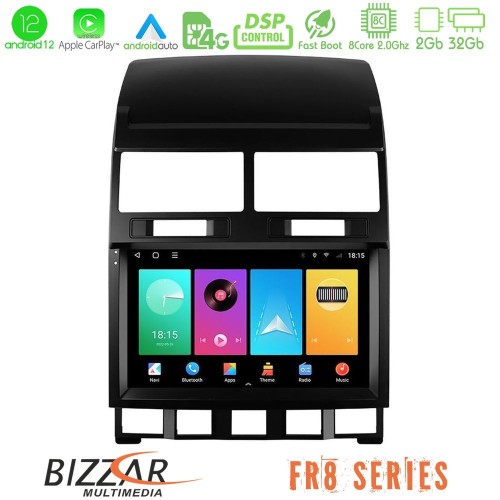 Bizzar FR8 Series VW Touareg 2002 – 2010 8core Android12 2+32GB Navigation Multimedia Tablet 9