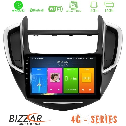Bizzar 4C Series Chevrolet Trax 2013-2020 4Core Android12 2+16GB Navigation Multimedia Tablet 9 Bizzar 4C Series Chevrolet Trax 2013-2020 4Core Android12 2+16GB Navigation Multimedia Tablet 9