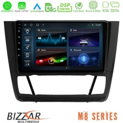 Bizzar M8 Series BMW 1Series E81/E82/E87/E88 (AUTO A/C) 8core Android12 4+32GB Navigation Multimedia Tablet 9