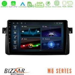 Bizzar M8 Series BMW E46 8core Android12 4+32GB Navigation Multimedia 9