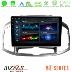 Bizzar M8 Series Chevrolet Captiva 2012-2016 8Core Android12 4+32GB Navigation Multimedia Tablet 9