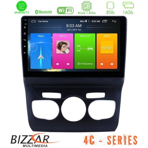 Bizzar 4C Series Citroen C4L 4Core Android12 2+16GB Navigation Multimedia Tablet 10 Bizzar 4C Series Citroen C4L 4Core Android12 2+16GB Navigation Multimedia Tablet 10