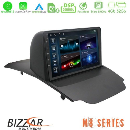 Bizzar M8 Series Ford Ecosport 2014-2017 8core Android12 4+32GB Navigation Multimedia Tablet 9