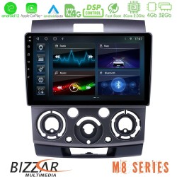 Bizzar M8 Series Ford Ranger/Mazda BT50 8core Android12 4+32GB Navigation Multimedia Tablet 9