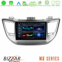 Bizzar M8 Series Hyundai Tucson 2015-2018 8Core Android12 4+32GB Navigation Multimedia Tablet 9
