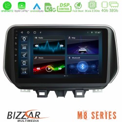 Bizzar M8 Series Hyundai Tucson 2019> 8Core Android12 4+32GB Navigation Multimedia Tablet 9