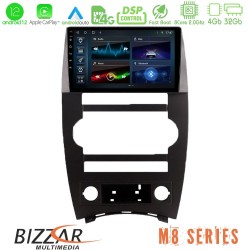 Bizzar M8 Series Jeep Commander 2007-2008 8core Android12 4+32GB Navigation Multimedia Tablet 9