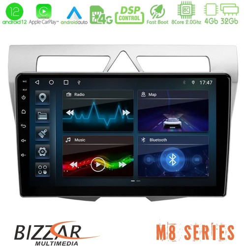Bizzar M8 Series Kia Picanto 8core Android12 4+32GB Navigation Multimedia Tablet 9