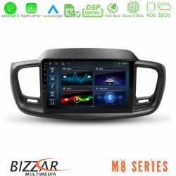 Bizzar M8 Series Kia Sorento 2018-2021 8Core Android12 4+32GB Navigation Multimedia Tablet 9