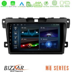 Bizzar M8 Series Mazda CX-7 2007-2011 8core Android12 4+32GB Navigation Multimedia Tablet 9