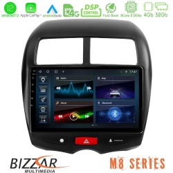 Bizzar M8 Series Mitsubishi ASX 8core Android12 4+32GB Navigation Multimedia Tablet 10