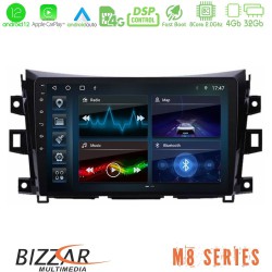 Bizzar M8 Series Nissan Navara NP300 8core Android12 4+32GB Navigation Multimedia Tablet 9