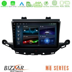 Bizzar M8 Series Opel Astra K 2015-2019 8core Android12 4+32GB Navigation Multimedia Tablet 9