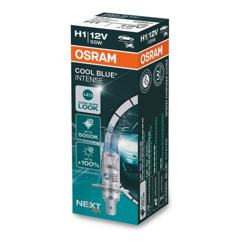 Osram Λάμπα Αυτοκινήτου Cool Blue Intense Next Gen H1 5000K Ψυχρό Λευκό 12V 55W 1τμχ