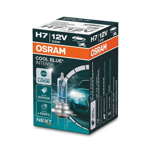 Osram Λάμπα Αυτοκινήτου Cool Blue Intense Next Gen H7 Αλογόνου 5000K Ψυχρό Λευκό 12V 55W 1τμχ