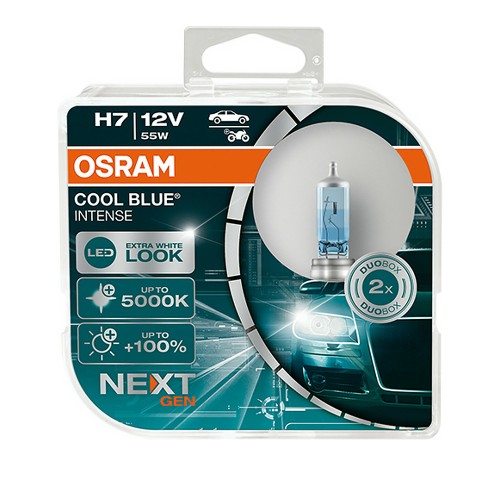 Osram Λάμπες Αυτοκινήτου Cool Blue Intense Next Gen H7 55W 5000K PX26d (Σετ των 2)